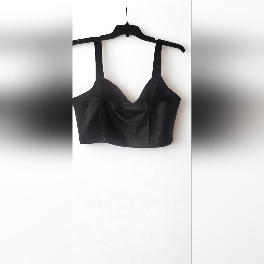 Eloquii Sleek Black Crop Top